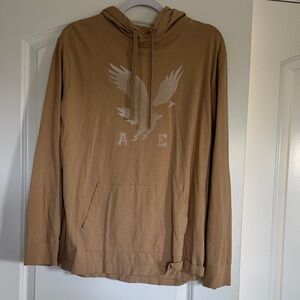American Eagle Outfitters Brown Hoodie Sweater for Men